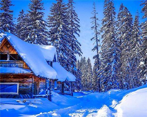 

Winter House – Paint By Numbers - 40*50CM, 501 Original