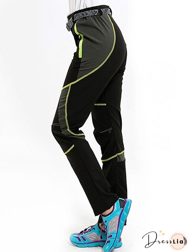 Women's Hiking Pants Trousers Patchwork Summer Outdoor Uv Resistant Breathable Quick Dry Lightweight Pants / Trousers