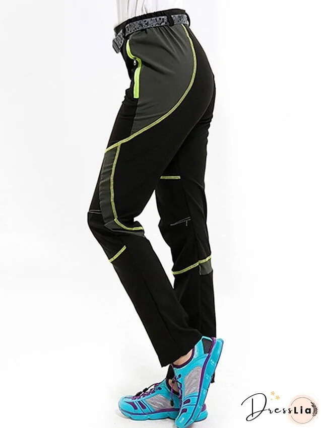 Women's Hiking Pants Trousers Patchwork Summer Outdoor Uv Resistant Breathable Quick Dry Lightweight Pants / Trousers