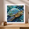 Tortue de mer - peinture diamant de forme spéciale - 15*15cm