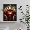 Marvel Heroes-Iron Man-Full Round Diamond Painting 30*40CM