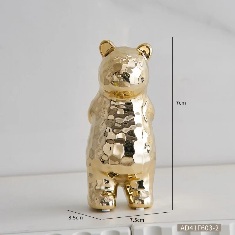 Ceramic Sculpture Home Decoration Accessories Modern Animal Model Statues for Decoration Living Room Table Decoration Gifts