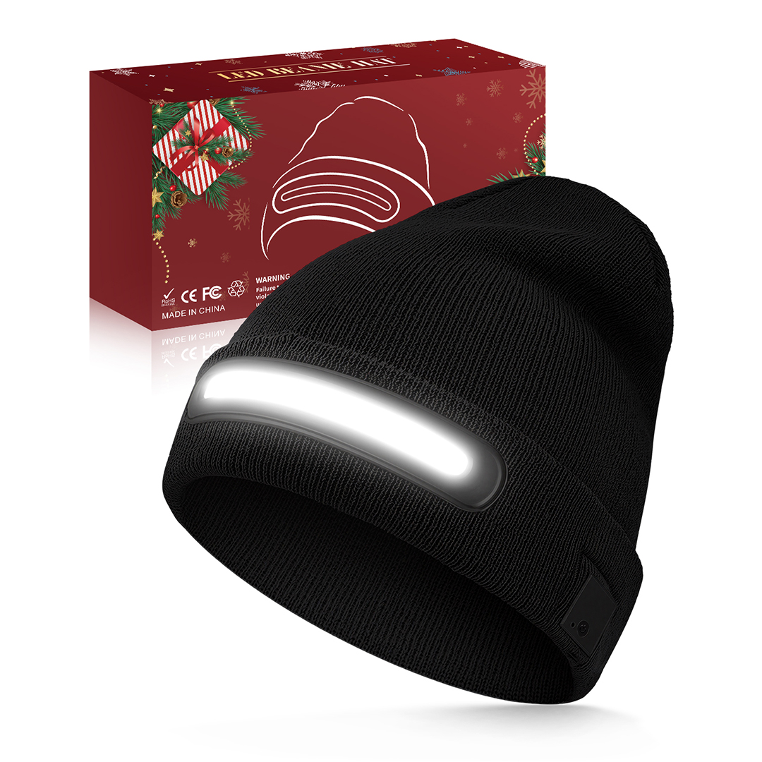 Unisex Beanie with LED Light-Victoper