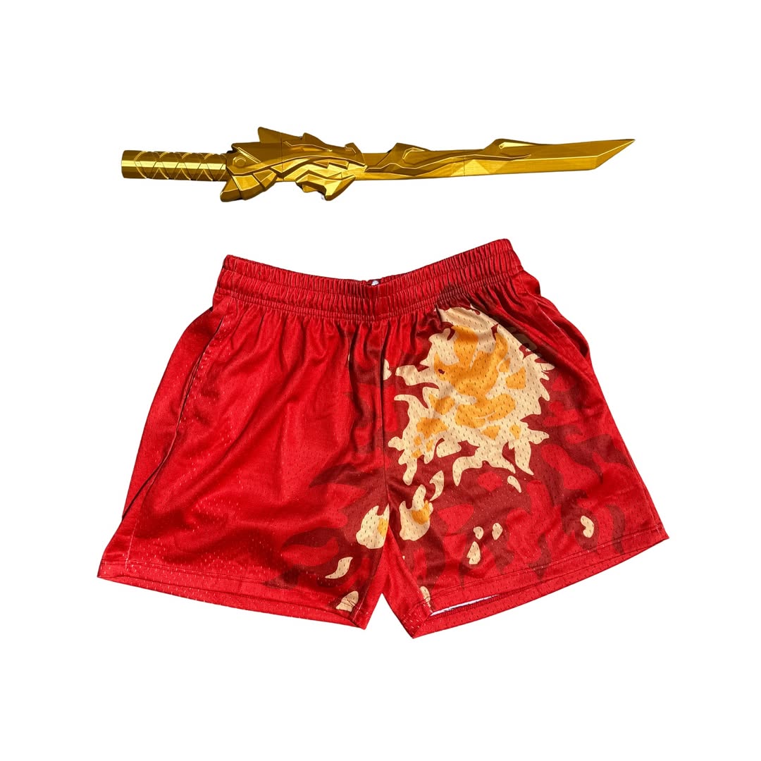“MASTER OF FIRE”SHORTS-LEGO
