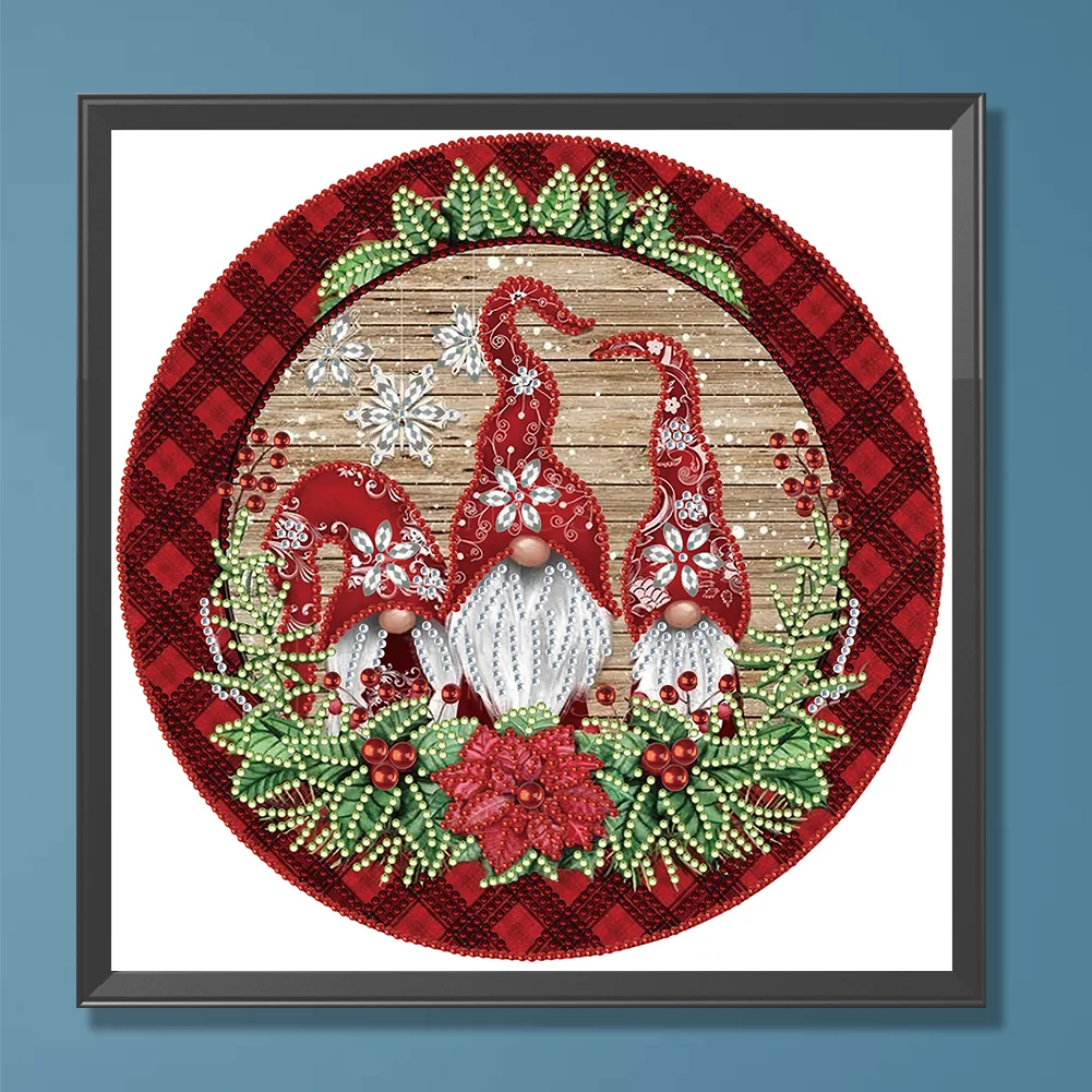 Diamond Painting - Partial Special Shaped Drill - Gnome(Canvas|30*30cm)