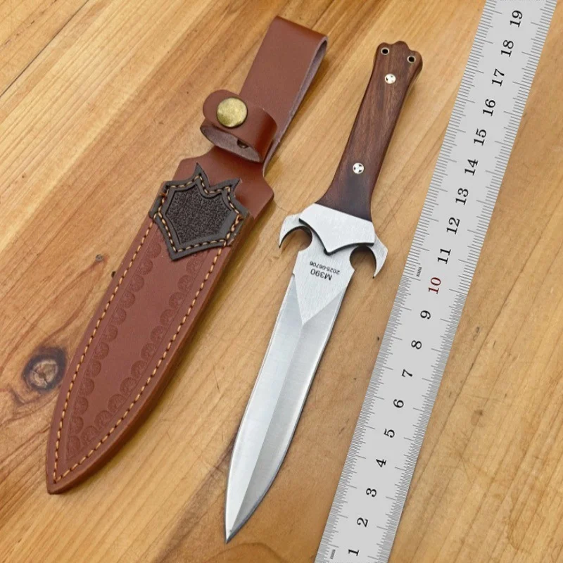 One-piece keel survival knife for outdoor camping