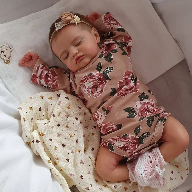 [Heartbeat & Sound] 20 '' Adalia Lifelike Asleep Reborn Rosalie Baby Doll Girl Gifts For Kids 2025 By Rsgdolls®：Realistic Reborn Baby Dolls By Rsgdolls®