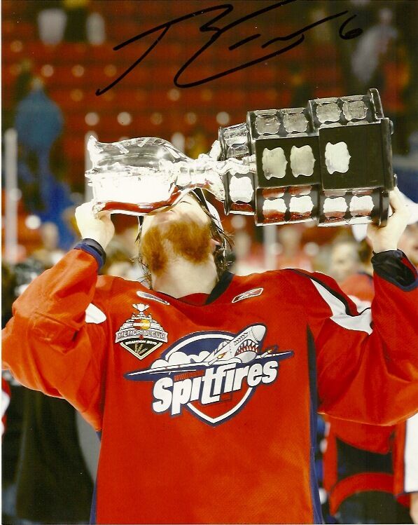 Windsor Spitfires Ryan Ellis Signed Autographed 8x10 Photo Poster painting COA TWO