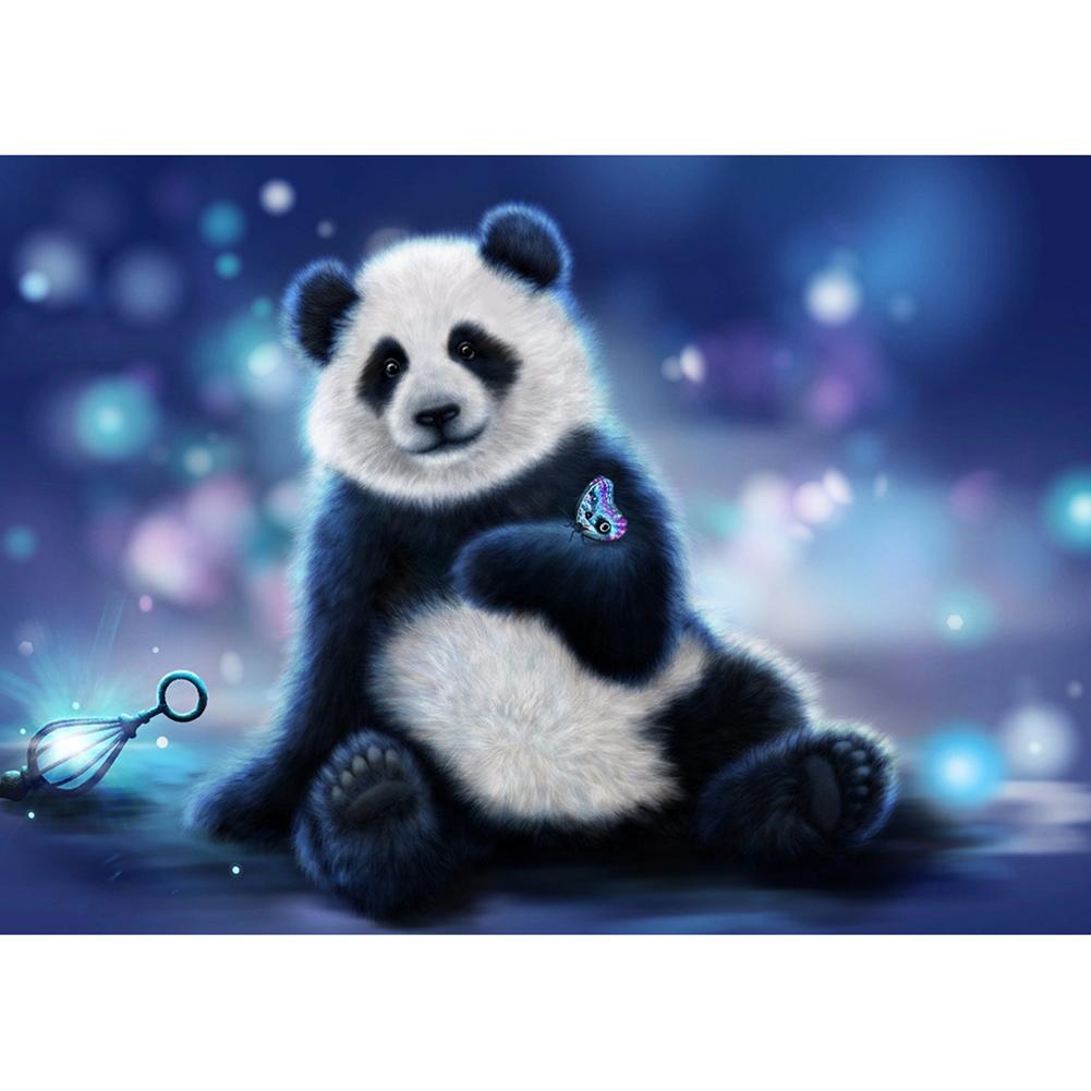 

30x40cm Round Drill Diamond Painting-Panda, 501 Original