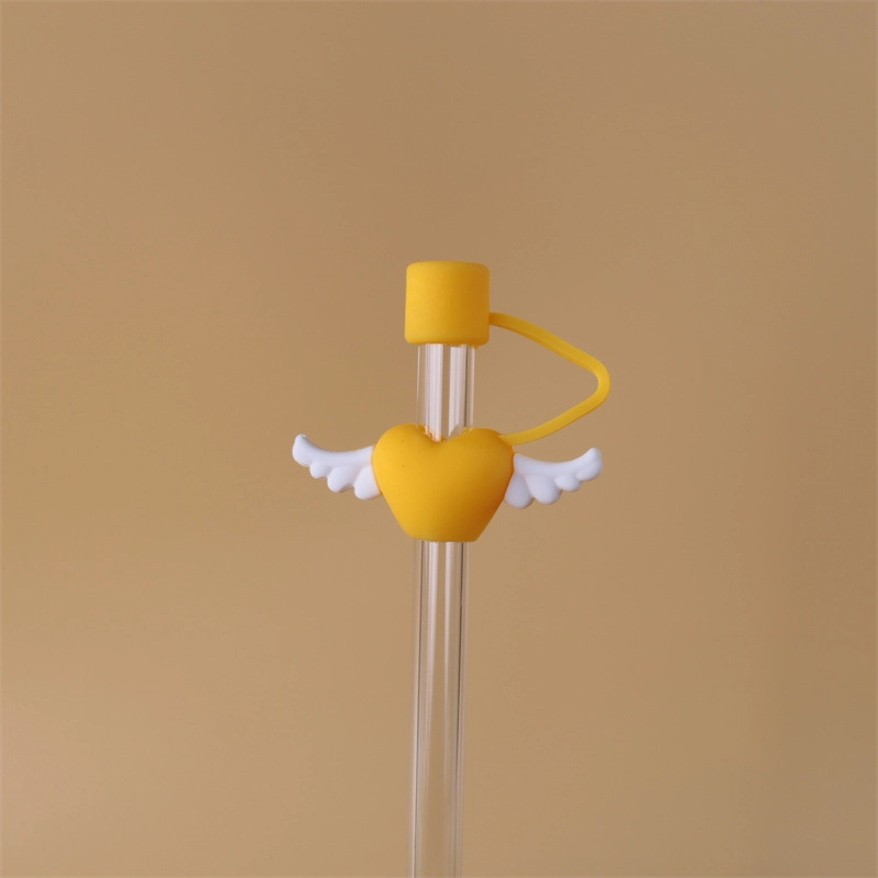 10mm Glass Straw Cap Dust Cover Stainless Steel Straw Dust Cover Dust Plug 10mm Large Diameter Milk Tea