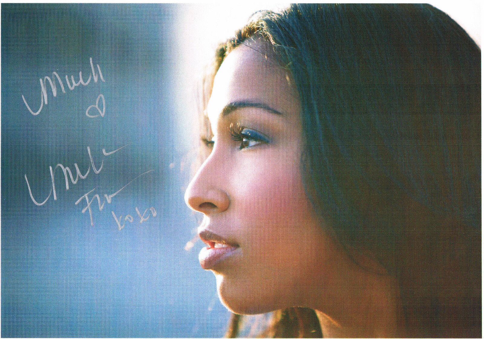 Melanie Fiona genuine autograph 8x12