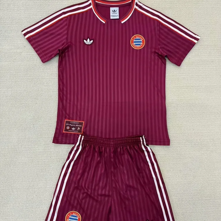  Kids Bayern 2025 Retro Football Jersey