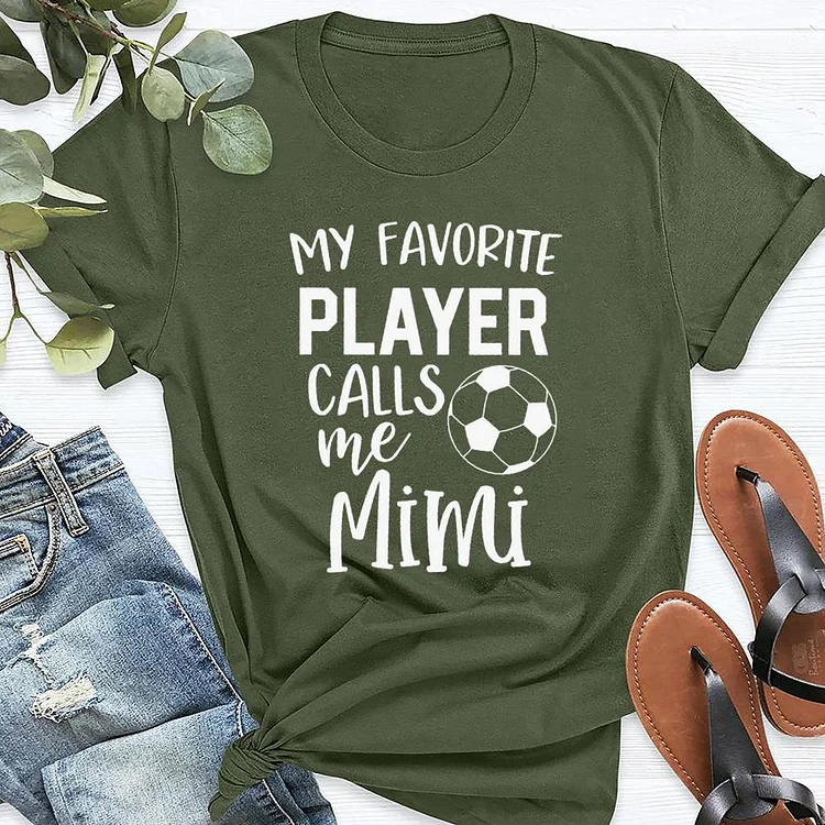 AL™ My Favorite Player Calls Me Mimi T-shirt Tee-03295-Annaletters