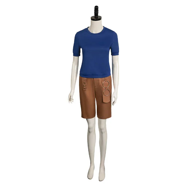 One Piece 2023 Nami Blue Shirt Set Outfits Cosplay Costume Halloween Carnival Suit