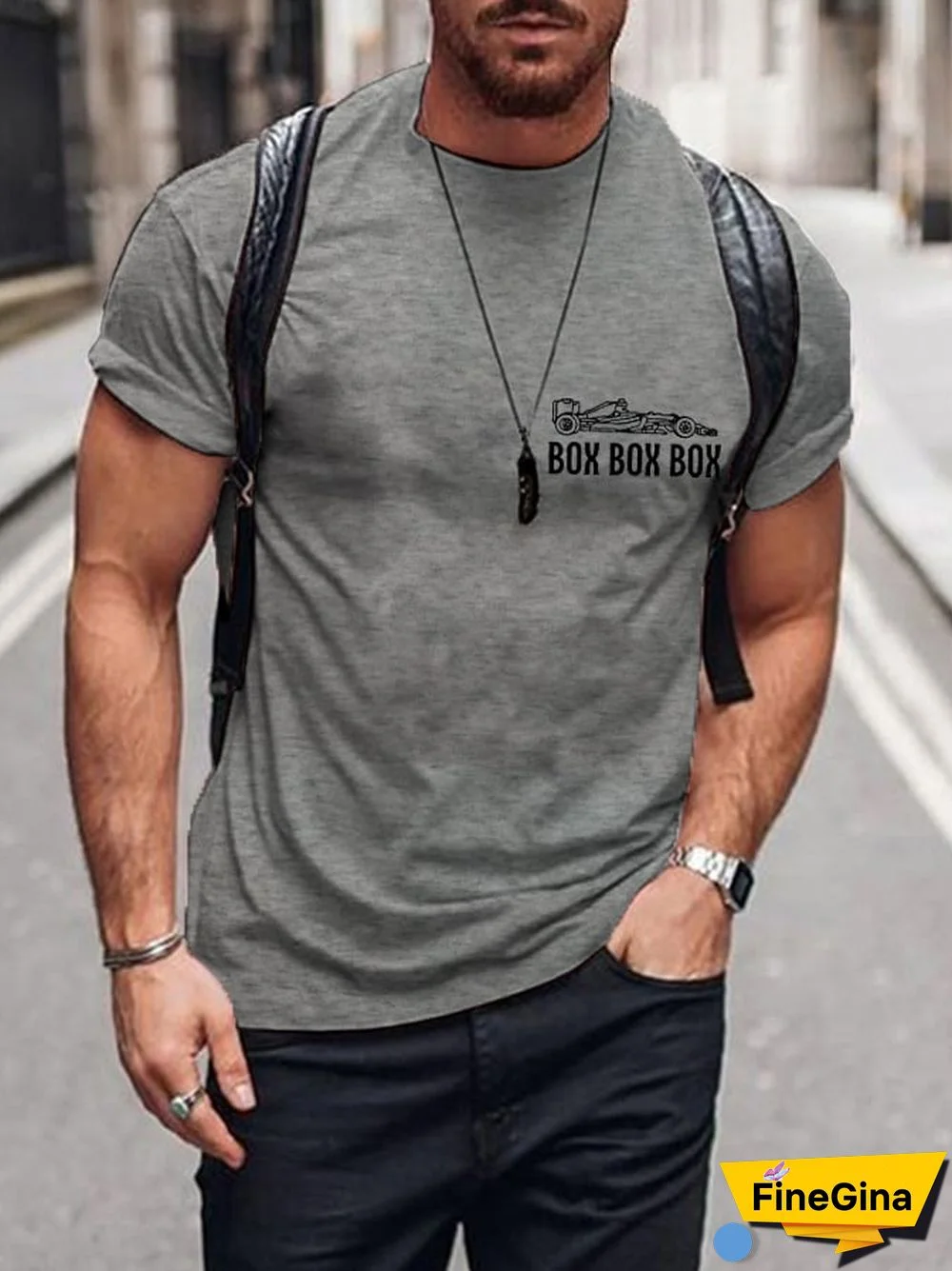 Men's Racing Casual T-Shirt