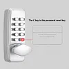 Metal Digital Door Lock Sturdy Waterproof Door Code Lock Durable for Home Office