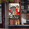Pin up girl - Panneaux en &eacute;tain m&eacute;tallique(20*30cm/30*40cm)