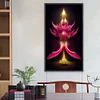 >SALE<Flaming Lotus 5D DIY Diamond Painting Kits Full Round Drill Wall Decor (Y731)