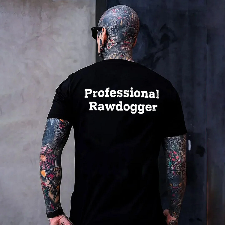 Professional Rawdogger Printed Men's T-shirt