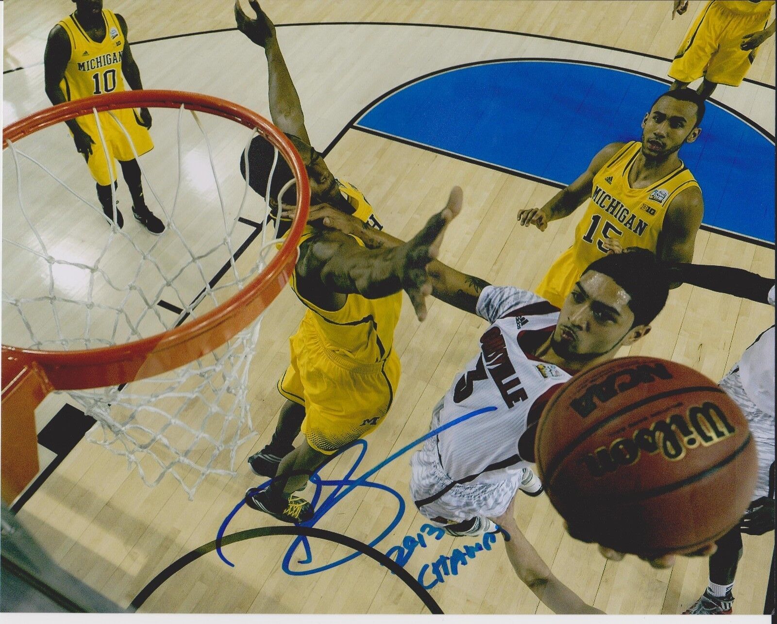 PEYTON SIVA signed LOUISVILLE CARDINALS 8X10 Photo Poster painting 2012 NCAA CHAMPS