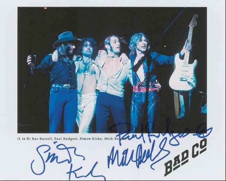 REPRINT - BAD COMPANY Band Signed Autographed 8 x 10 Photo Poster painting Poster RP Man Cave