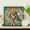 Religiöse Madonna - speziell geformtes Diamantgemälde - 30*30cm