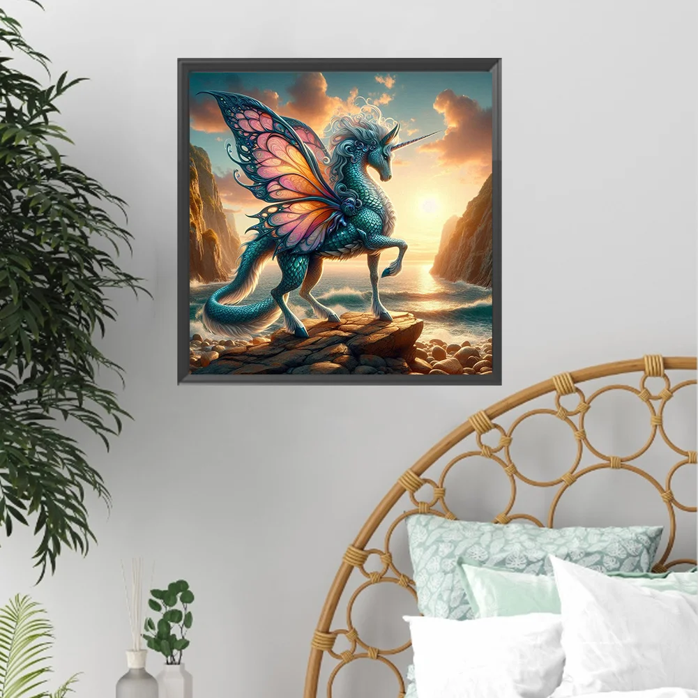 Diamond Painting - Full Square Drill - Unicorn(Canvas|45*45cm)