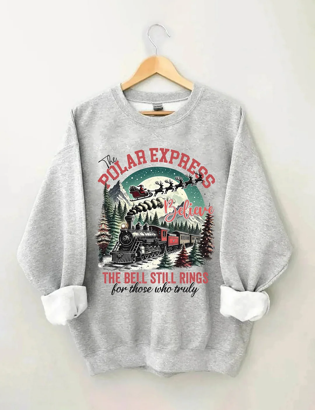 Polar Express Blieve The Bell Still Rings Sweatshirt