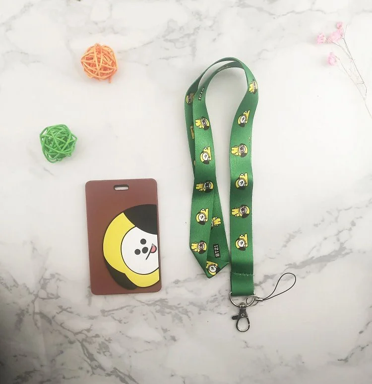 BT21 Cute Face Silicone Card Holder