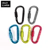 High quality bold 8CM D-shaped aluminum alloy carabiner with lock, quick hanging nut buckle