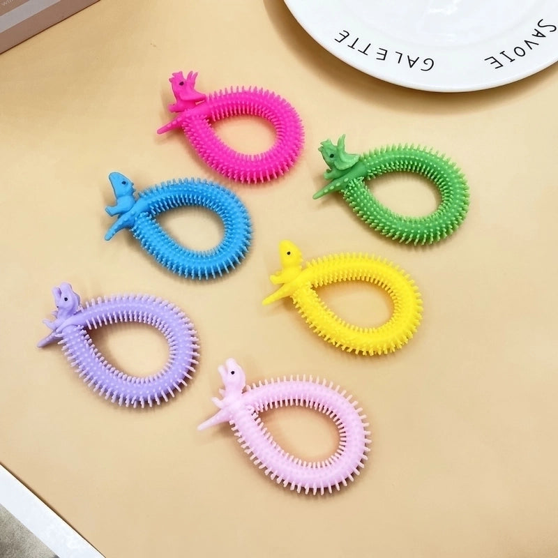 New Cute Animal Dinosaur Vent Decompression Tpr Bracelet Toy 1 Piece