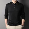 Men's High Quality Solid Color Loose Casual POLO Shirt