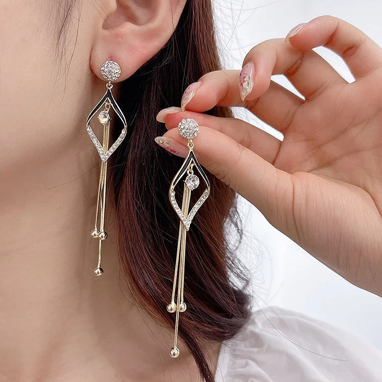 💝Geometric Tassel Earrings