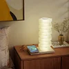 DIY Colorful Atmosphere Assembly Night Light Mobile Phone Wireless Charging Desk Lamp Desktop Ornaments Gift