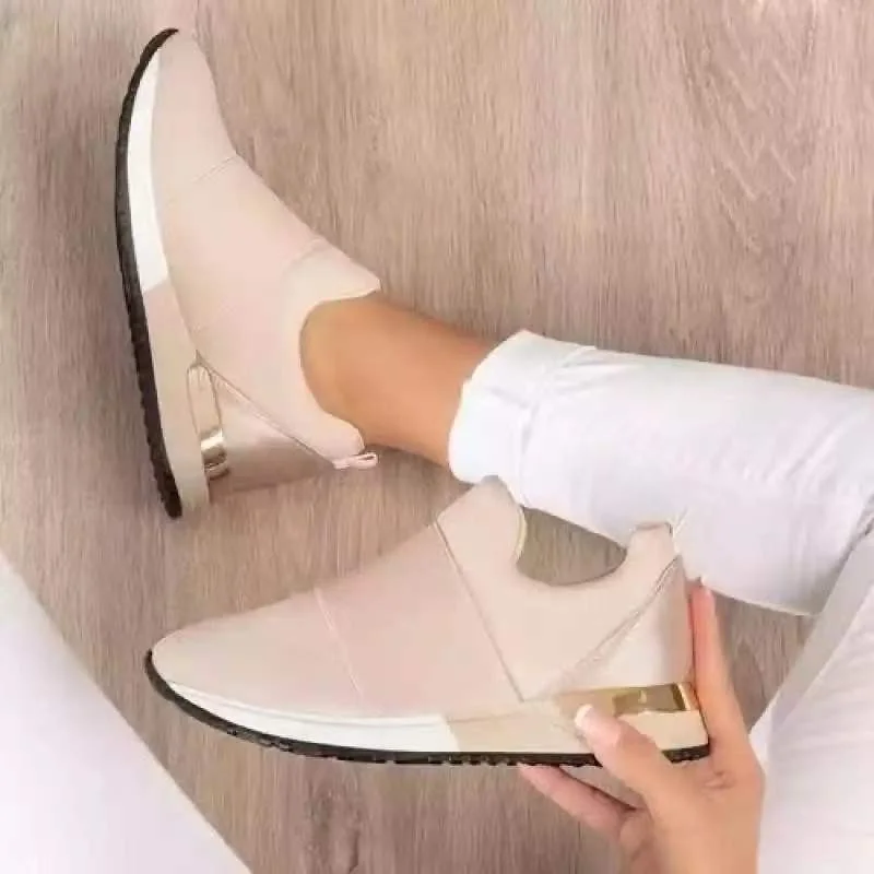 Women Loafers Spring Summer Espadrille Elastic Band Flat Shoes Female Casual Comfort Cloth Shoes Ladies Flats Plus Size