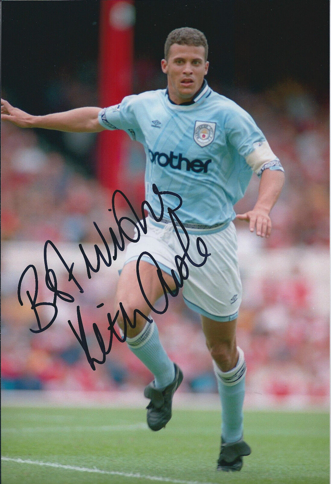 Keith CURLE Signed Autograph 12x8 Photo Poster painting AFTAL COA Manchester City Authentic