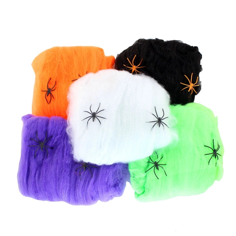 Halloween Minimalist Spider Spider Web Cotton Yarn Club Masquerade Street