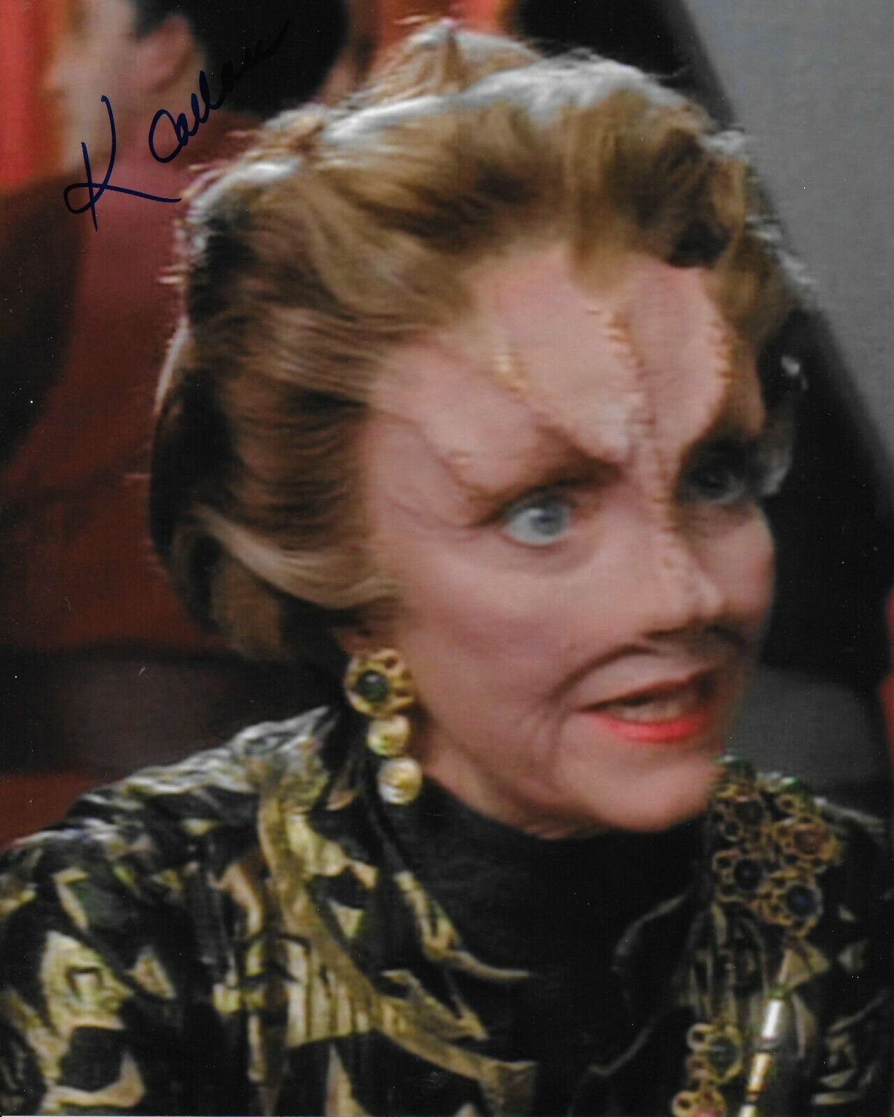 K Callan Star Trek Original Autographed 8x10 Photo Poster painting