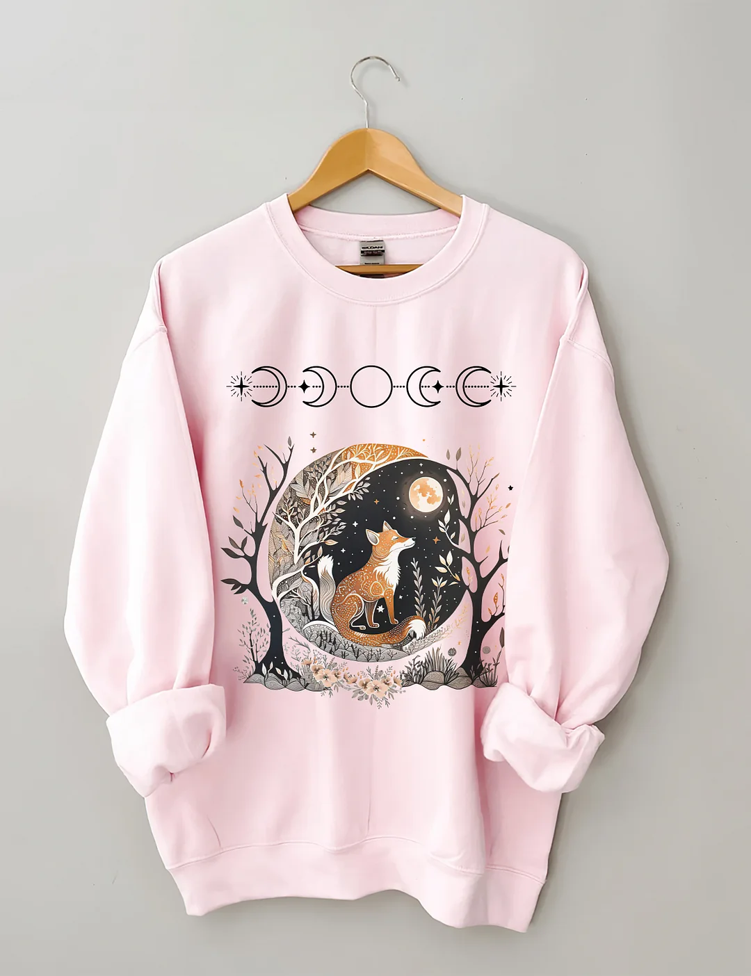 Fox Witchy Whimsigoth Aesthetic Sweatshirt
