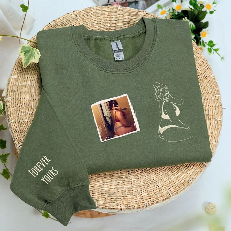 Stitch It to Me: Personalized Sexy Portrait Sweatshirt/Hoodies for Him 💕🔥