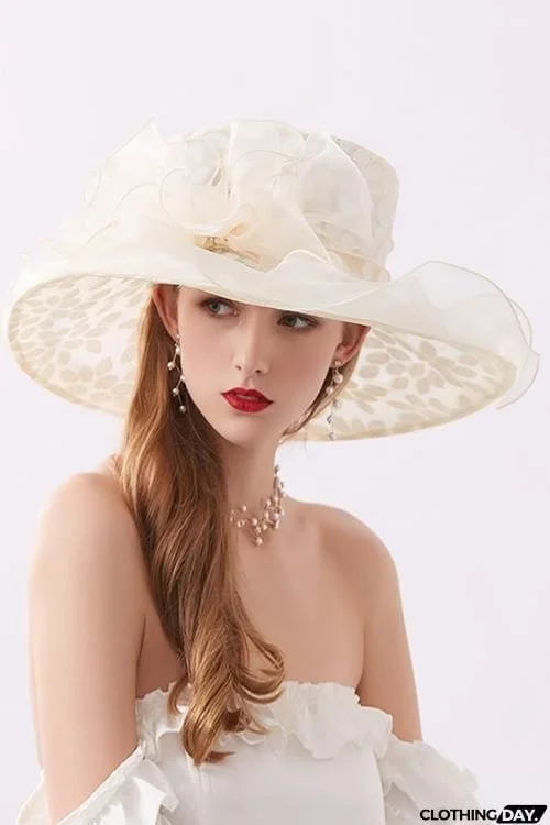 Sparkling Flower Hat