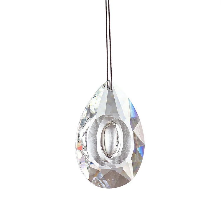 Colorful Crystal Prism Ball Pendulum Pendant for Garden Window (Eye)