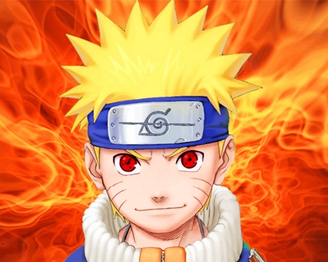 

Naruto fire background – Paint By Numbers - 40*50CM, 501 Original