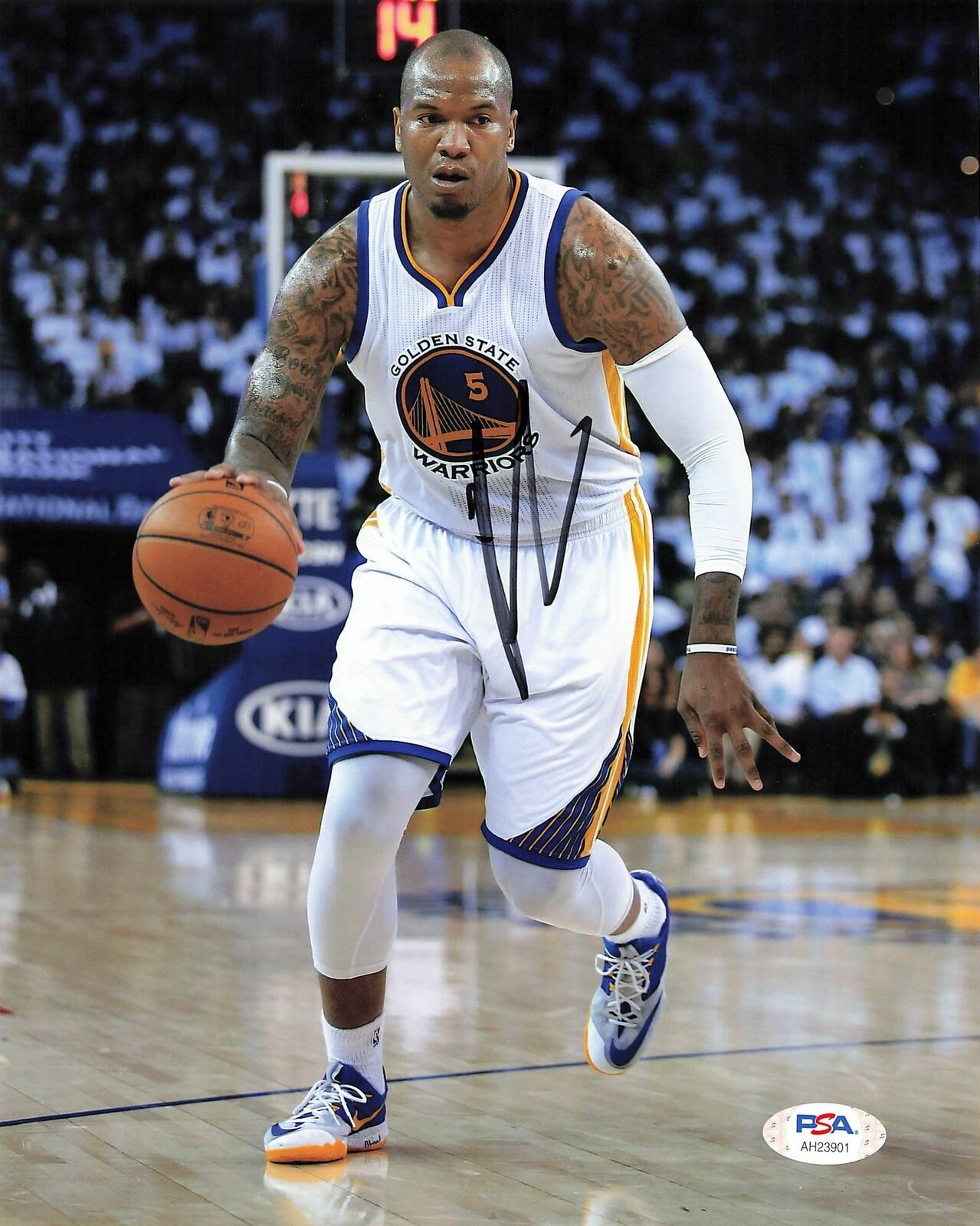 Marreese Speights signed 8x10 Photo Poster painting PSA/DNA Warriors Autographed Mo