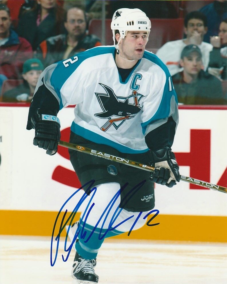 PATRICK MARLEAU SIGNED SAN JOSE SHARKS 8x10 Photo Poster painting #3 Autograph