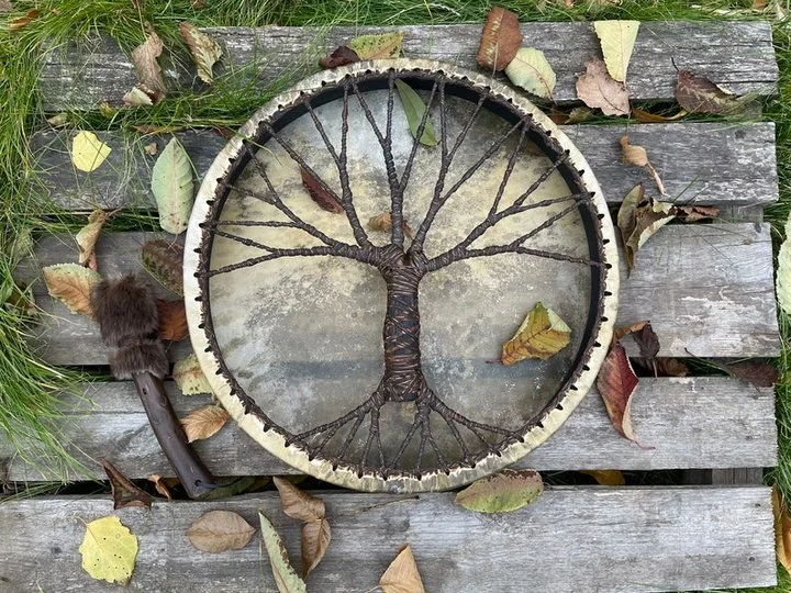 🥁Shaman drum "Tree of life" Siberian drum Spirit music
