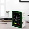 6 In 1 Air Quality Monitor PM2.5 CO2 HCHO TVOC Detector for Warehouse Laboratory