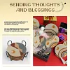 8pcs DIY Diamond Painting Coaster Kit With Holder - Sunset