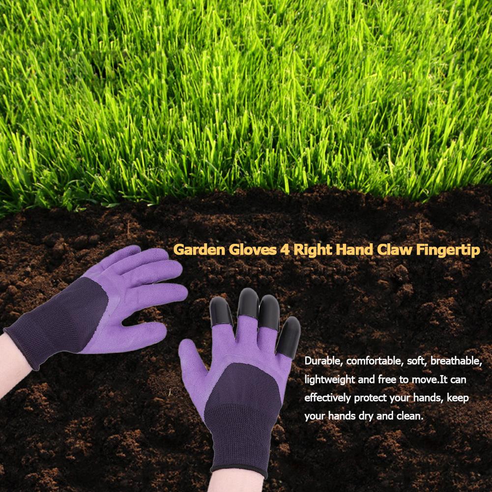 

1 Pair Garden Gloves 4 Right Hand Claw for Household Greenhouse Digging, Green, 501 Original