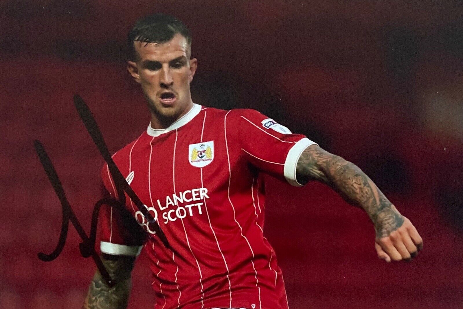 Aden Flint Genuine Hand Signed 6X4 Photo Poster painting - Bristol City 4